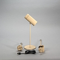 Lampe de table à accu MULTI 3in1 IP54, couleur sable gradable