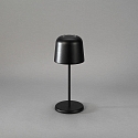 Konstsmide Lampe de table à accu BIOT USB IP54, noir gradable