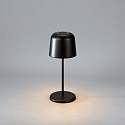 Konstsmide Lampe de table à accu BIOT USB IP54, noir gradable