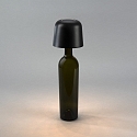 Konstsmide Lampe de table à accu BIOT USB IP54, noir gradable