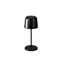 Konstsmide Lampe de table à accu BIOT USB IP54, noir gradable