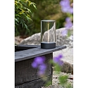 Konstsmide Lampe de table à accu EDISON M USB IP54, anthrazit gradable