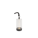 Lampe de table à accu EDISON XS USB IP54, anthrazit gradable