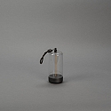 Konstsmide Lampe de table à accu EDISON XS USB IP54, anthrazit gradable