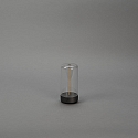 Konstsmide Lampe de table à accu EDISON XS USB IP54, anthrazit gradable