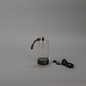 Konstsmide Lampe de table à accu EDISON XS USB IP54, anthrazit gradable
