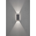 Luminaire mural d'ext�rieur CEREMONA haut bas, r�glable IP54, anthrazit, transparent 