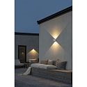 Luminaire mural GALA Bas IP54, blanche 
