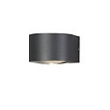 Luminaire mural GELA haut bas IP54, gris foncé 