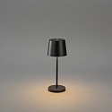 Konstsmide Lampe de table à accu VENCE MINI USB IP54, noir gradable