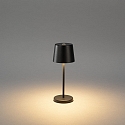 Konstsmide Lampe de table à accu VENCE MINI USB IP54, noir gradable