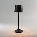 Konstsmide Lampe de table à accu VENCE USB IP54, noir gradable