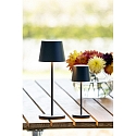 Konstsmide Lampe de table à accu VENCE USB IP54, noir gradable