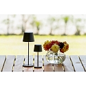 Konstsmide Lampe de table à accu VENCE USB IP54, noir gradable