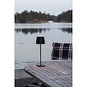 Konstsmide Lampe de table à accu VENCE USB IP54, noir gradable