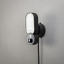 Luminaire mural d'ext�rieur SMARTLIGHT 12V avec cam�ra IP54, noir gradable
