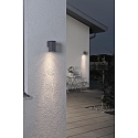Outdoor wall luminaire MONZA, GU10 max. 35W, anthracite aluminium / clear glass