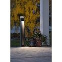 Konstsmide Luminaire d'all�es MASSA angulaire IP54, anthrazit, transparent 