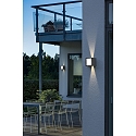 Konstsmide Luminaire mural d'ext�rieur CREMONA haut bas, r�glable IP54, anthrazit, opale
