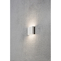 HighPower LED outdoor wall luminaire CHIERI SLIM, Up/Down, 2x3W 3000K 450lm, white aluminium / opal acrylic glass