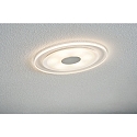 Paulmann LED Recessed luminaire PREMIUM LINE WHIRL LED, round, 1x6W, 350mA, 150mm, turned aluminum/satined