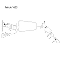 anne light & home Luminaire mural FJORGARD avec bras articul�, r�glable E27 IP20, noir mat