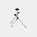 Luminaire � suspension INVISIBLE TRIPLEX 3 flammes, r�glable, commutable IP20, noir gradable