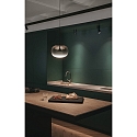 LEDS C4 Luminaire à suspension ALIVE SINGLE LED IP20, noir gradable