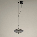 LEDS C4 Luminaire � suspension PLAT SURFACE (LIGHT FOR LIFE) avec abat-jour, CCT Switch, r�glable, avec diffuseur IP20, noir gradable