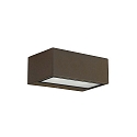 Luminaire mural d�ext�rieur NEMESIS E27 - 9x22CM haut bas, grand E27 IP66, marron gradable