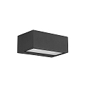 Luminaire mural d�ext�rieur NEMESIS E27 - 9x22CM haut bas, grand E27 IP66, anthrazit gradable