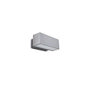 outdoor wall luminaire AFRODITA LED SINGLE EMISSION - 22CM down, 1 flame IP65, grey 