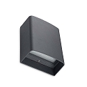 Applique et plafonnier CLOUS 136MM SINGLE EMISSION Bas, angulaire, commutable IP66, anthrazit 