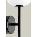 LEDS C4 Luminaire de salle de bain BLOOM commutable IP44, noir