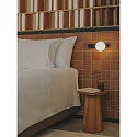 LEDS C4 Luminaire mural PERLINA WALL USB-C avec connexion USB, CCT Switch, avec variateur tactile IP20, noir gradable