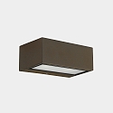 Luminaire mural d�ext�rieur NEMESIS LED - 9x22CM haut bas, grand, commutable IP65, marron 