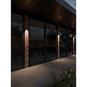 LEDS C4 wall luminaire EKO SINGLE EMISSION STANDARD LED down, 1 flame, rigid IP66, black dimmable
