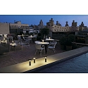Lampe de table COCKTAIL LED avec variateur tactile, conique IP20, noir gradable