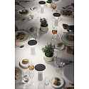 Lampe de table COCKTAIL LED avec variateur tactile, conique IP20, noir gradable