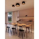 Applique et plafonnier MISO Ø 433MM E27 IP20, blanc mat gradable