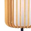LEDS C4 Lampe de table VIVA E27 IP20, lumière en bois, noir