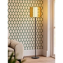 LEDS C4 Lampadaire VIVA E27 IP20, lumière en bois, noir