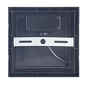 LEDS C4 Luminaire mural d’extérieur CREU angulaire IP65, opale, noir