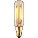 Ampoule � filament T25 TUBE GOLD commutable T25 clair E14 2,5W 180lm 1800K 320� CRI 80-89 