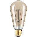 Ampoule Edison forme d'ampoule ST64 GOLD commutable ST64 clair E27 2,5W 180lm 1800K 320� CRI 80-89 