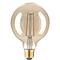 Globe de filament d'ampoule G125 GOLD commutable G125 clair E27 2,5W 200lm 1800K 320� CRI 80-89 