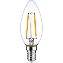 Ampoule � filament forme bougie C35 E14 2,5W 250lm 2700K 320� CRI 80 