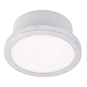 Luminaire de plafond AQUA UNO rond, CCT Switch, commutable GX53 IP44, feuille d'argent 