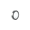 Luminaire de miroir DONNA LED rond, CCT Switch GX53 IP44, argent 