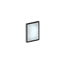 Luminaire de miroir DONNA LED angulaire, CCT Switch GX53 IP44, argent 